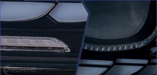 Voll LED Upgrade Design Rückleuchten Set für BMW 6er F06 / F12 / F13 10-17 schwarz/rauch in OLED Technik mit dynamischem Blinker